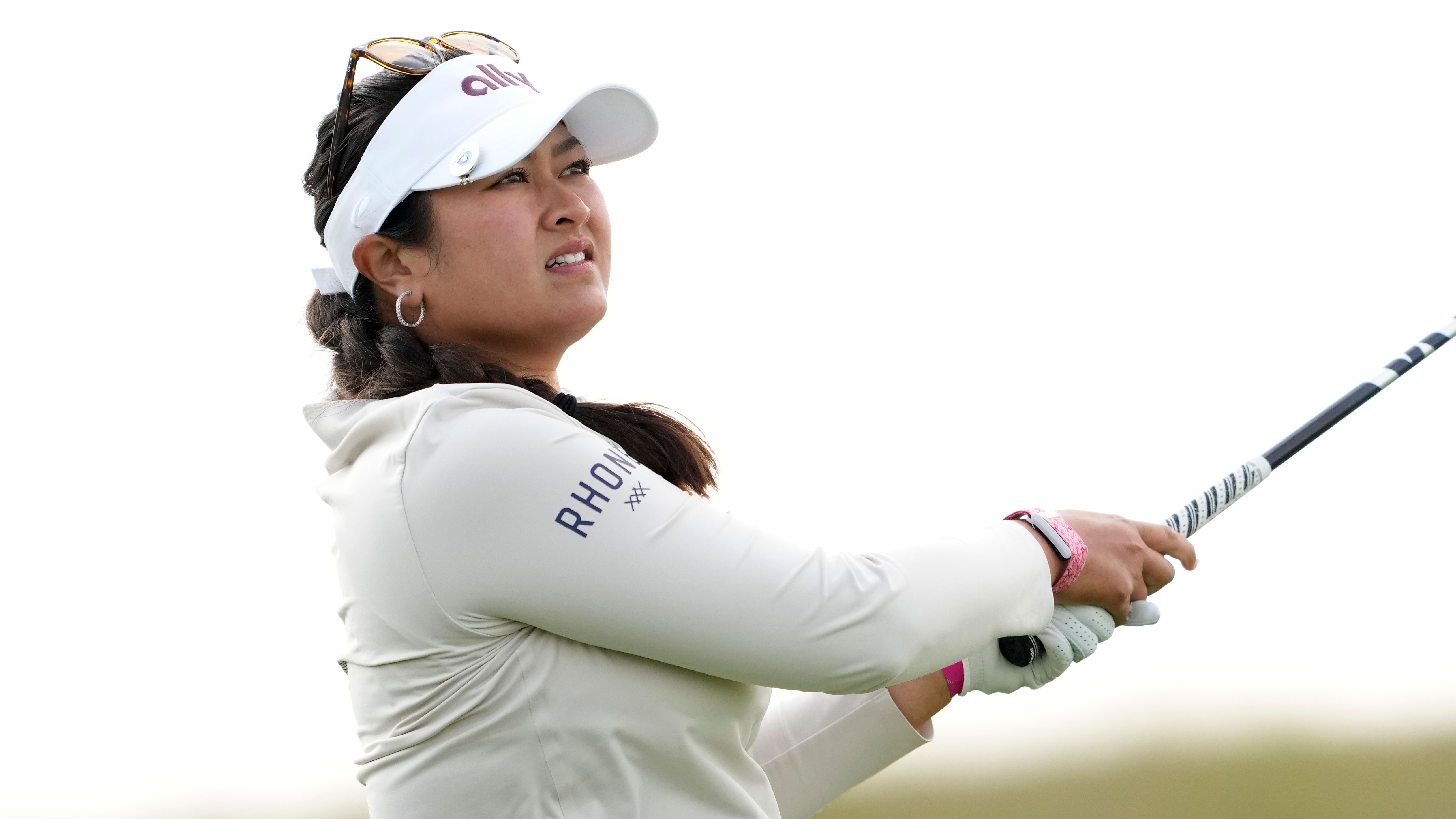 Lilia Vu in action at the 2025 US Women's Open