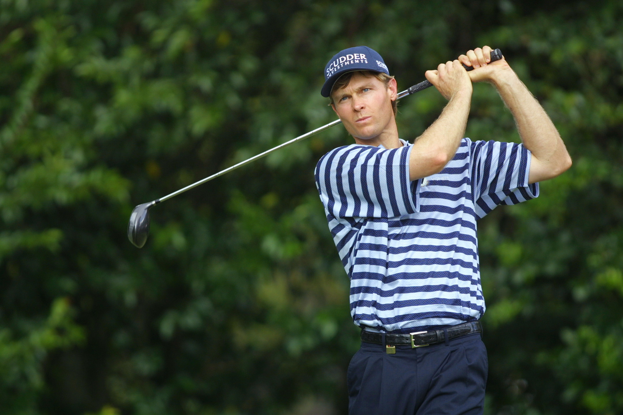 Bob Estes hits a driver