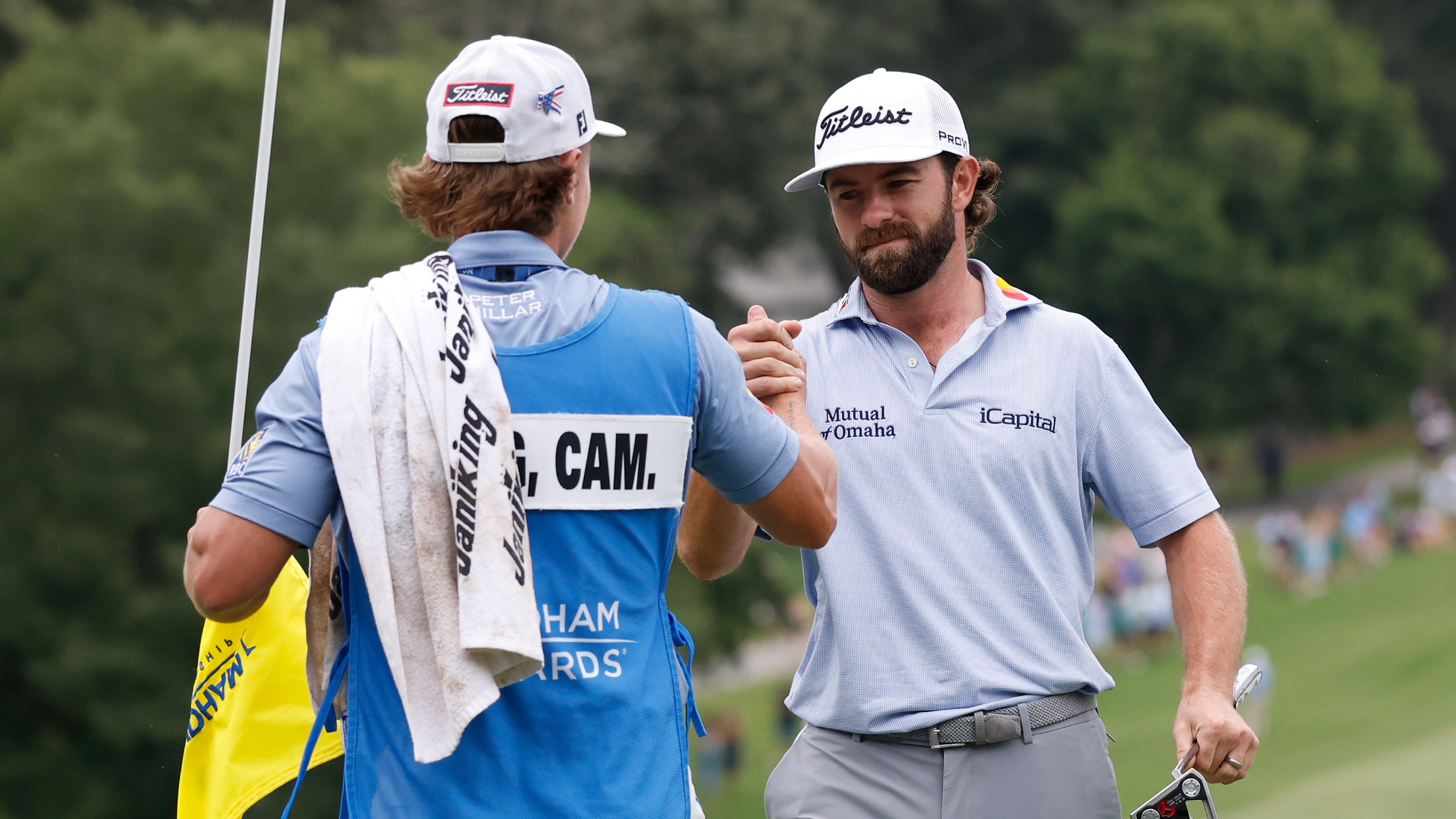 Cameron Young at the Wyndham Championship