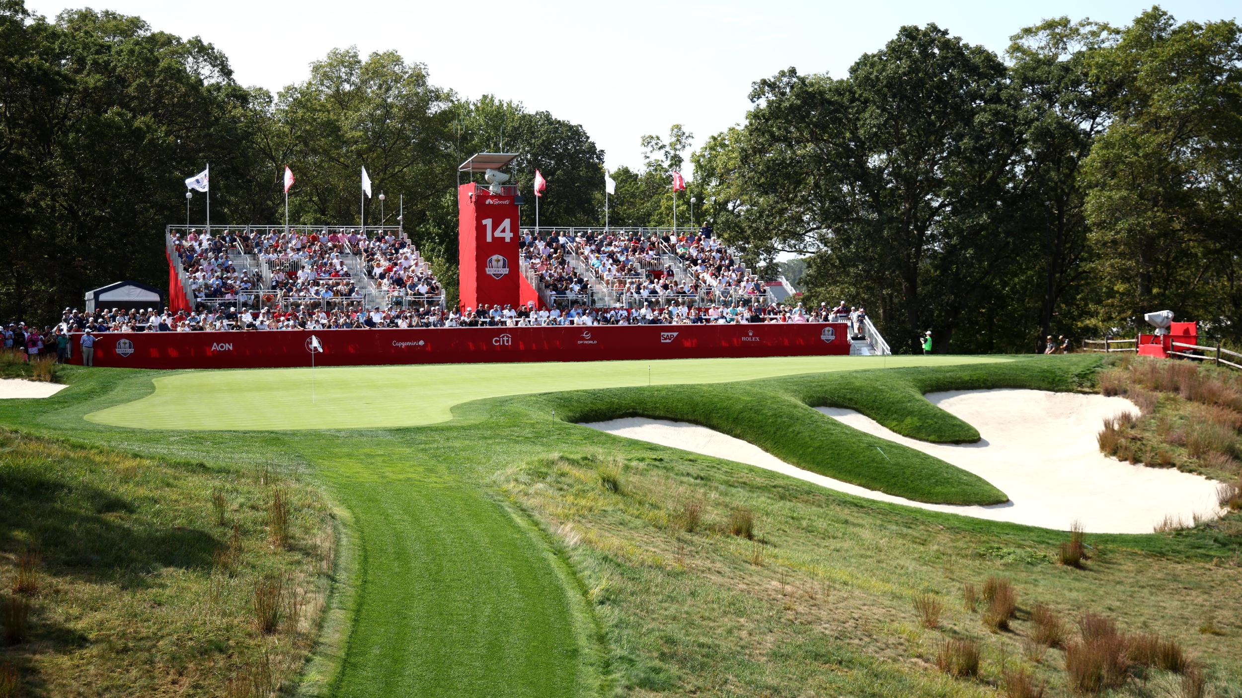 The 14th hole at Bethpage Black