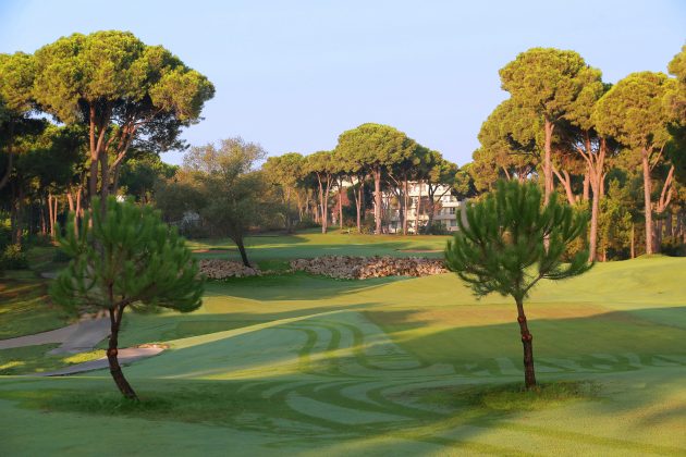 The par-3 3rd at Gloria New