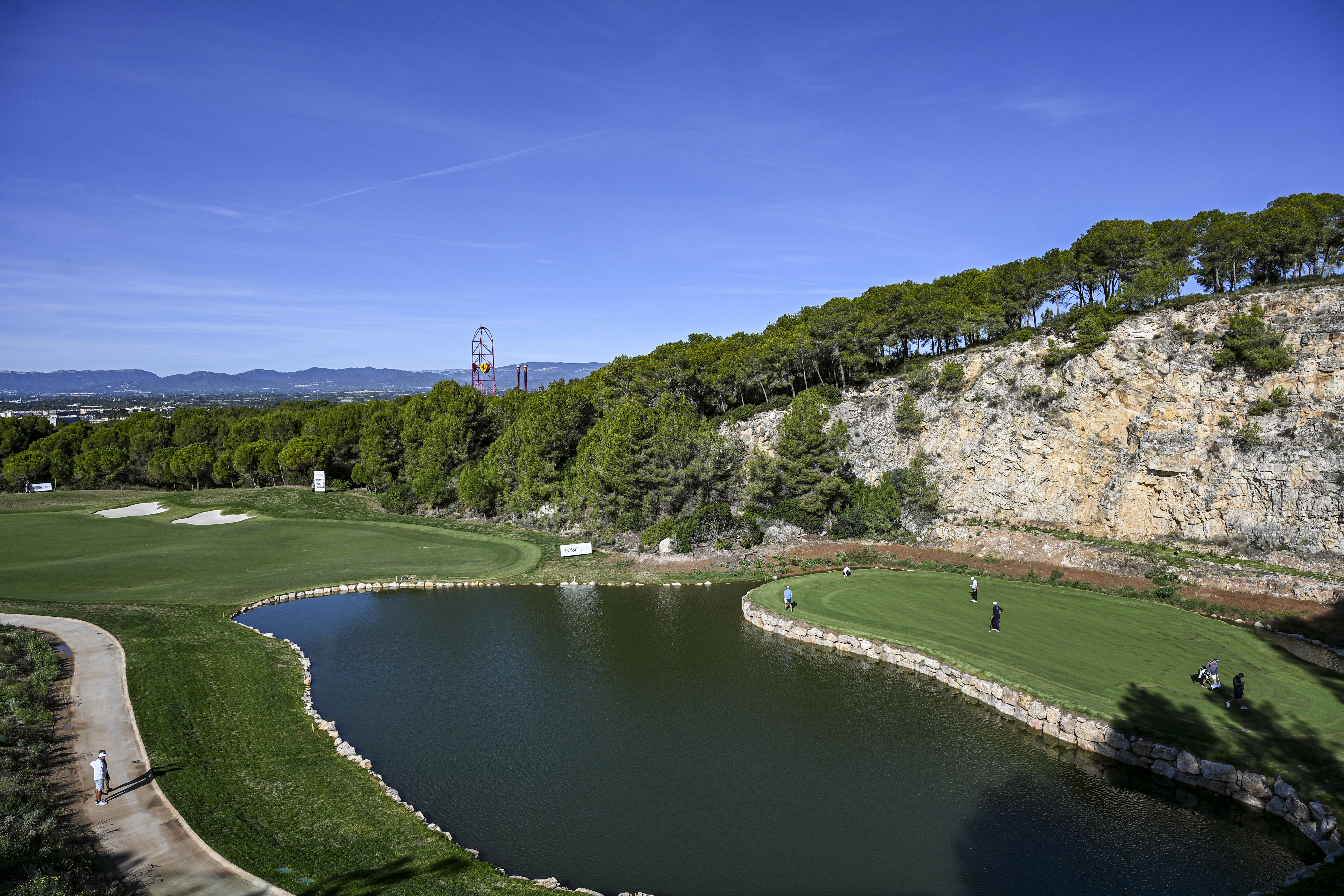 A general view of the Lakes Course, Infinitum's 18th hole during DP World Tour Qualifying School Final Stage 2025