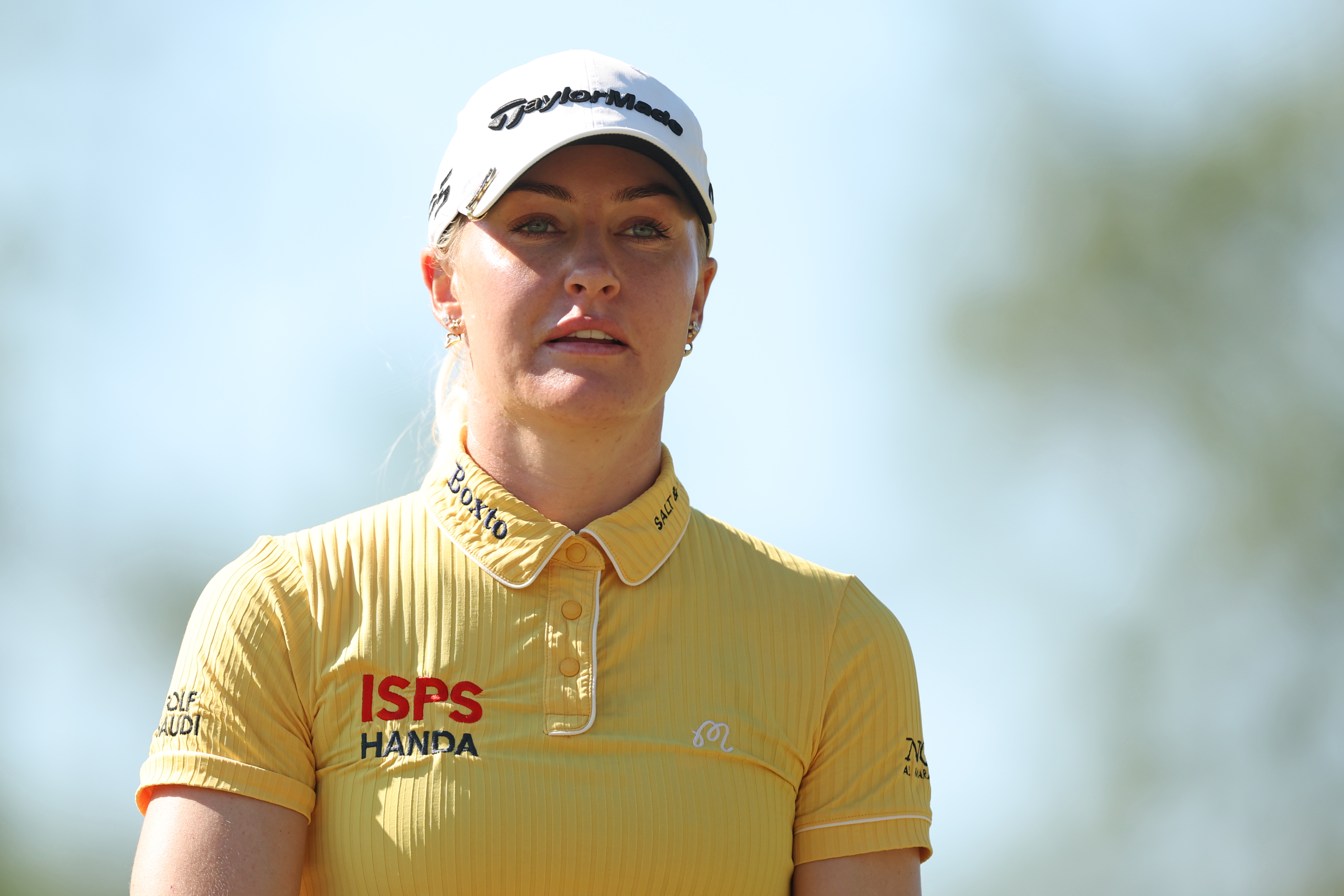 Charley Hull looks on during the 2025 Grant Thornton Invitational