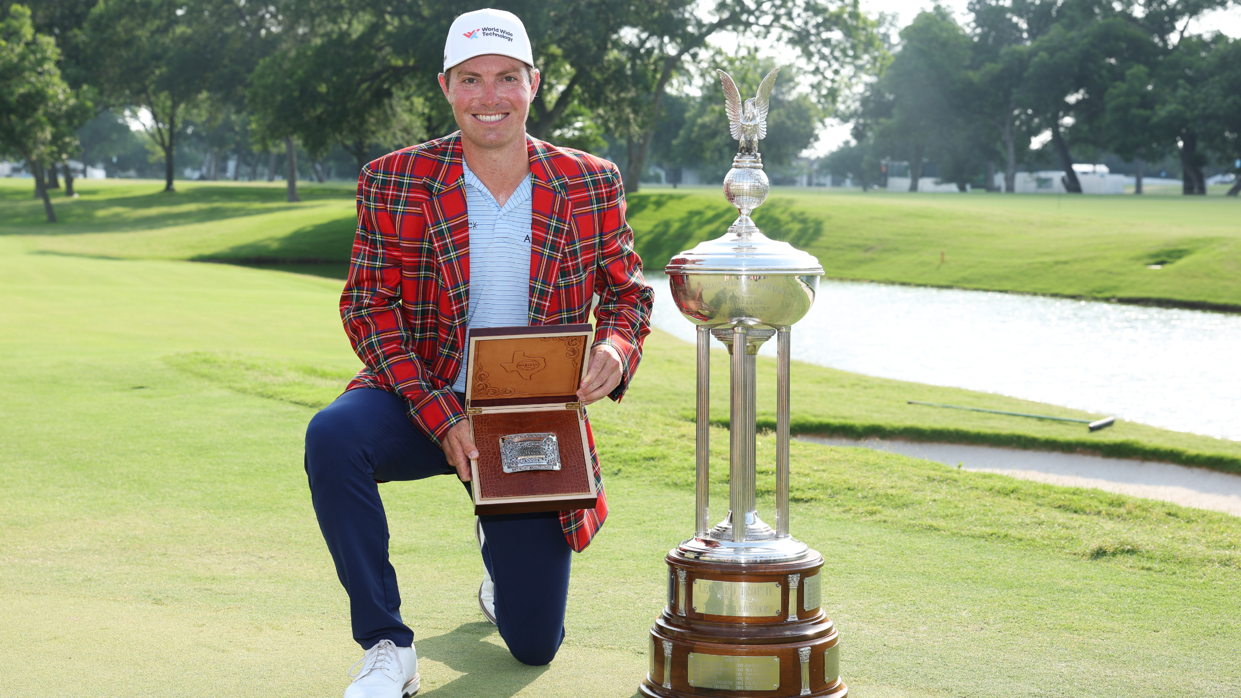Ben Griffin after winning the Charles Schwab Challenge